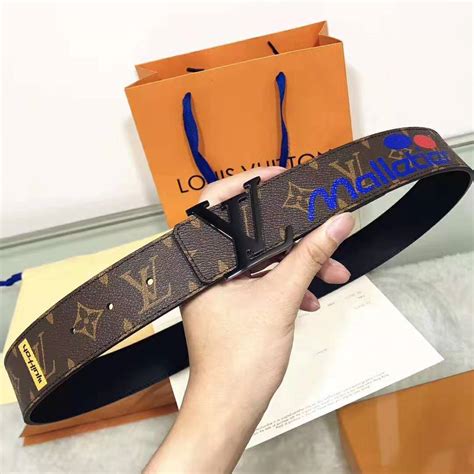 lv shape patchwork 40mm belt|NEW Louis Vuitton Reversible LV SHAPE PATCHWORK 40MM .